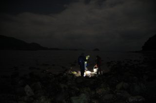 宵漁り体験の写真